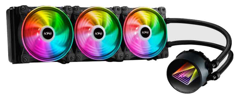 WATERCOOLING XPG LEVANTE X LIQUID COOLER 360 BLACK ARGB